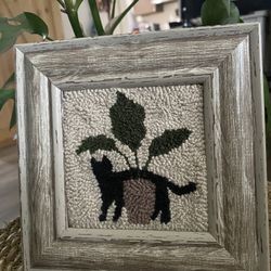 Framed Cat Art