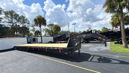 40ft Gooseneck Flatbed Trailer