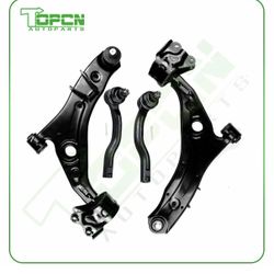 4Pc Front Lower Control Arm Tie Rod kit For 2007-2010 2011 2012 2013 Mazda CX-9