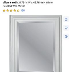 White Wall Mirror
