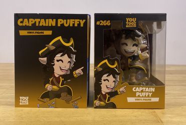 Captain Puffy Vinyl Figure Dream SMP Youtooz Figure #266 NEW!