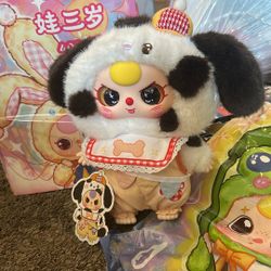 Baby Three 400% V2 "Dalmatian" plush from the Animal Series blind box collection