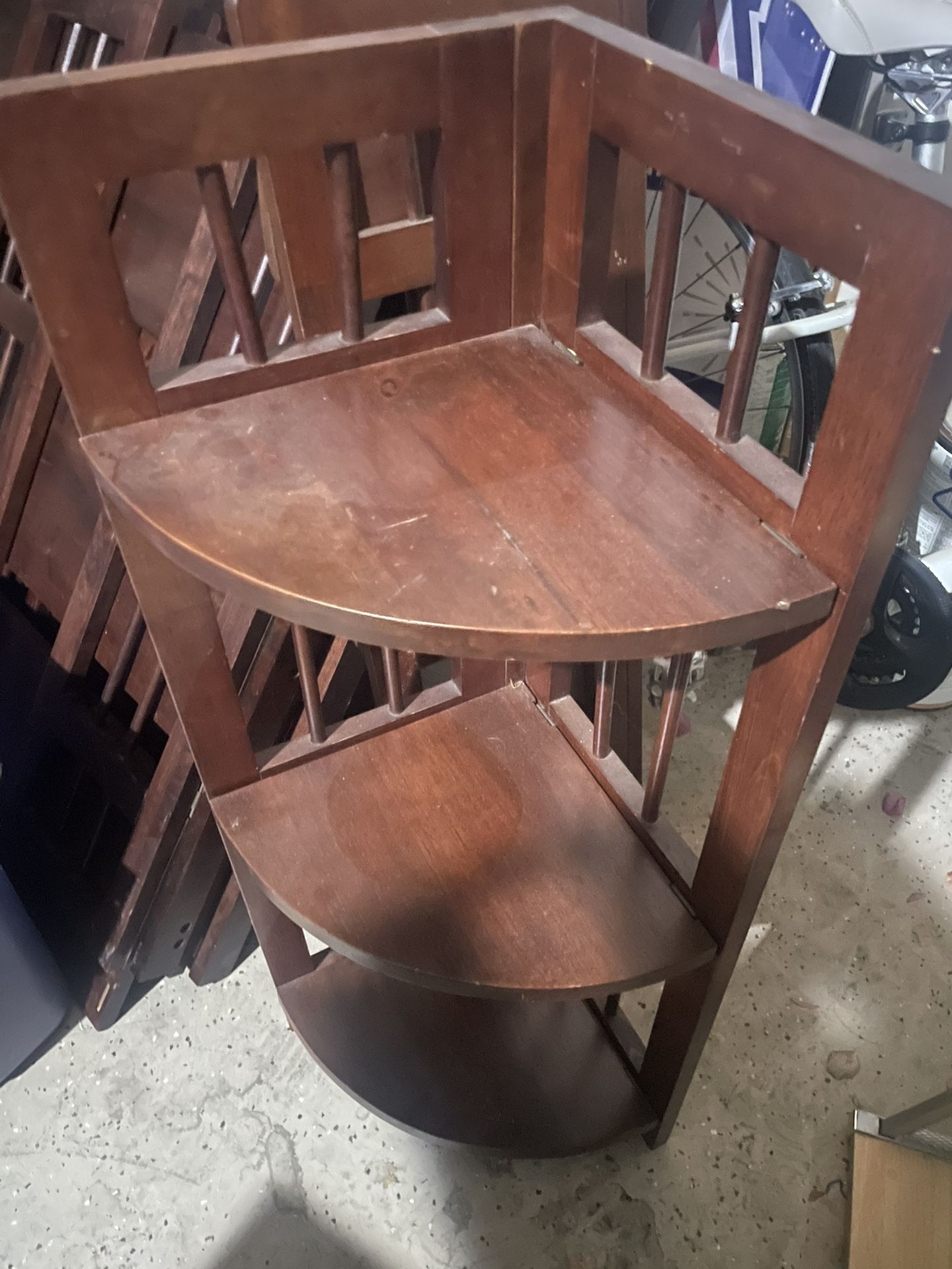 Folding Corner Shelf