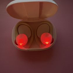 Pink Wireless Bluetooth Earbuds