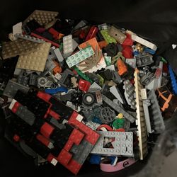 Bag Filled With Random Legos