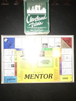 Cleveland Ohio trivia game. W/ Mentor Ohio board game