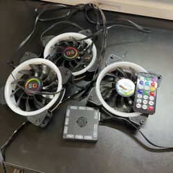 RGB Fans With Strips 