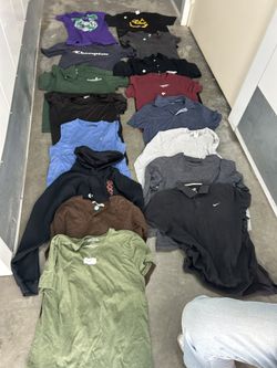 Lot bundle $10 for all used men medium shirts 