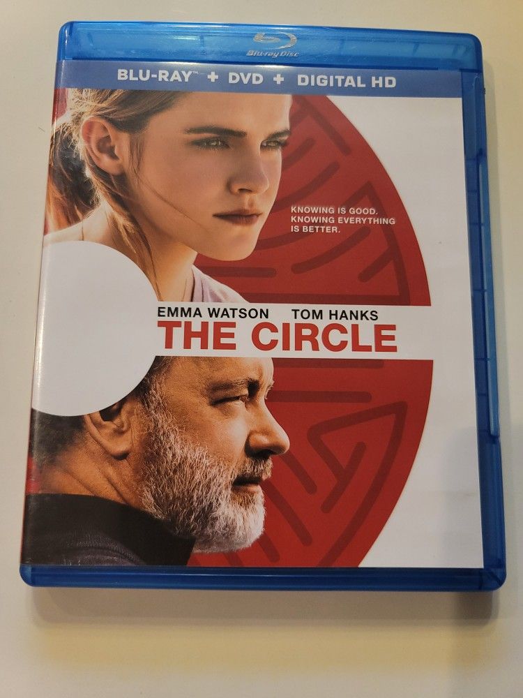 $5 BLU RAY. THE CIRCLE. $5 OR TRADE FOR A MOVIE TITLE I DO NOT ALREADY OWN. BLU RAY ONLY NO DIGITAL .