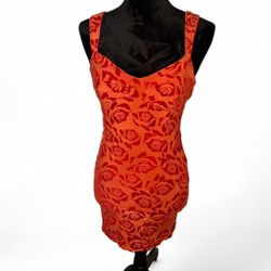 Nasty Gal X MINKPINK Floral Rose Mini Dress Size XS