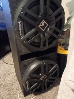 Rockford Fosgate Dual Subwoofer Speaker Box