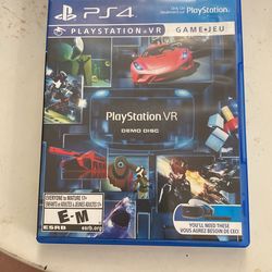 PlayStation 4 Vr Demo Disc