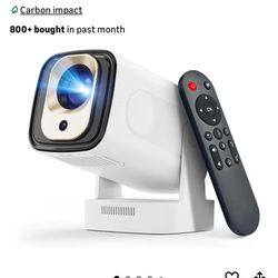 【Auto Focus&1080P】Magcubic Mini Smart Projector with 4K Support, Portable Projector with Wifi and Bluetooth, 5W Speaker, Built in Apps, Voice Control,