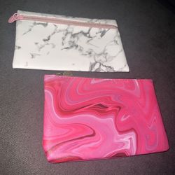 2 pack marble makeup cases