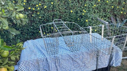 Vintage wad rear and front basket