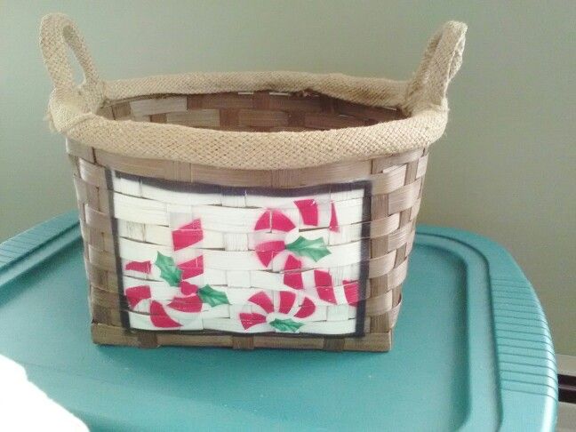 Christmas basket 14 x 11 x 9