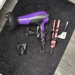 Hair Dryer And Straightener
