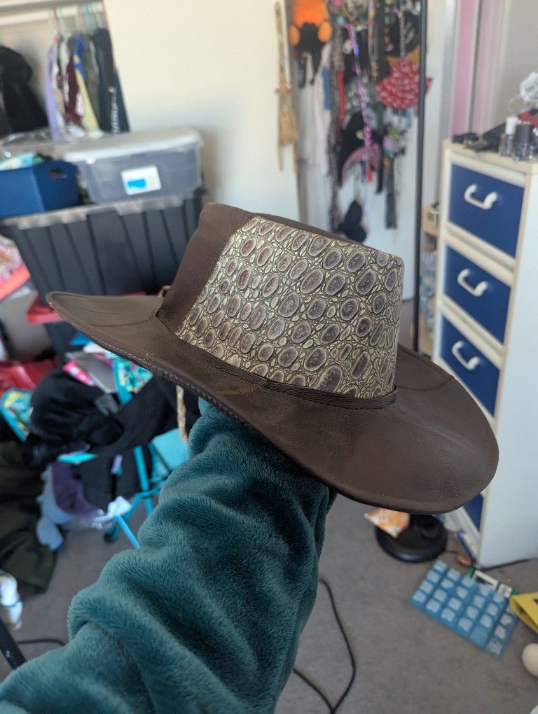 Leather Cowboy Hat