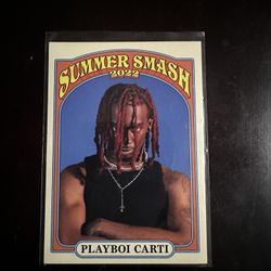 Rare Lyrical Lemonade Summersmash 2023 Playboi Carti Card