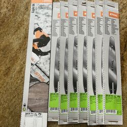 New STIHL CHAINSAW BARS! 8 Total