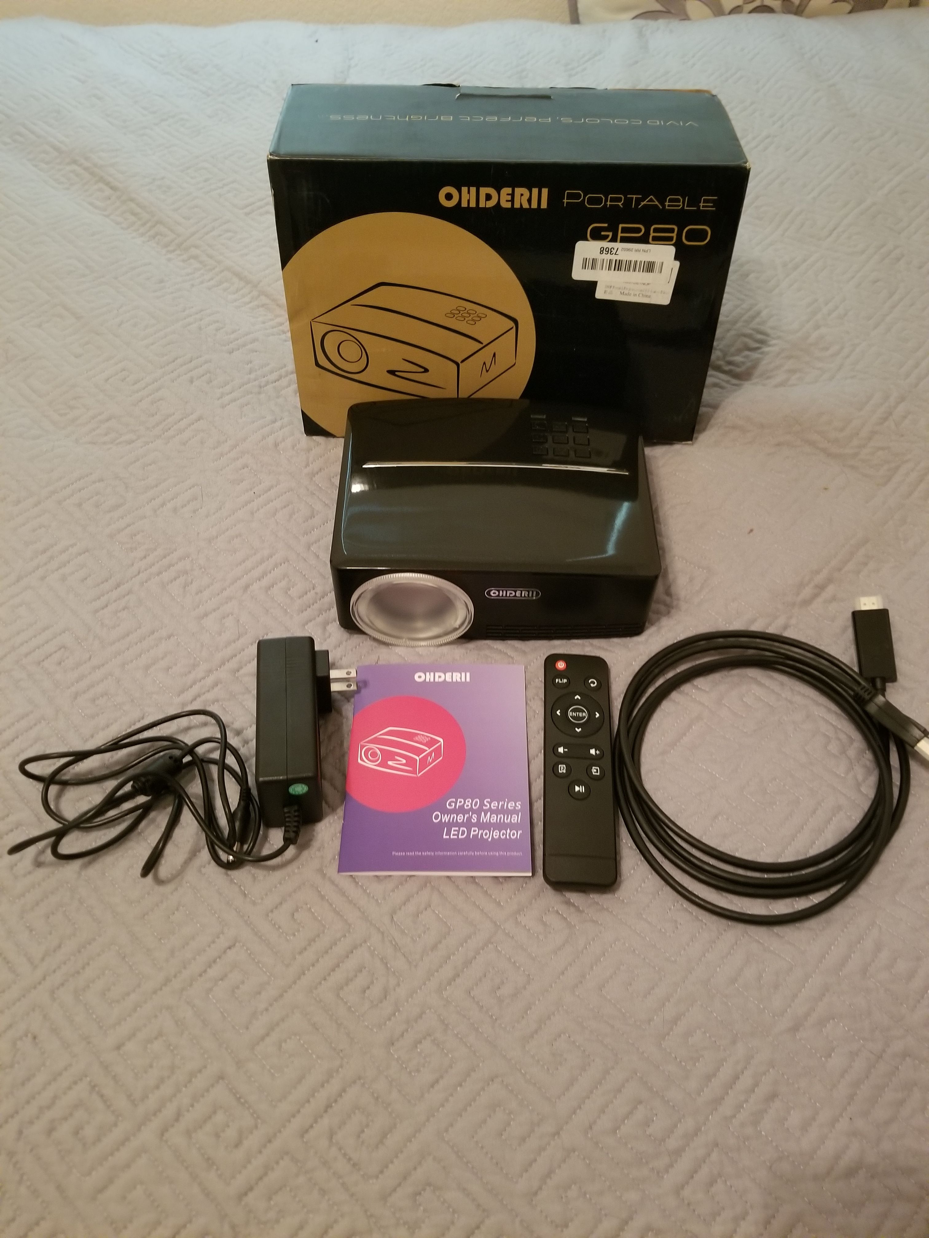 Ohderii portable gp80 projector