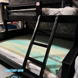 Twin Xl Queen Heavy Duty Pinewood Bunk Bed 🆕