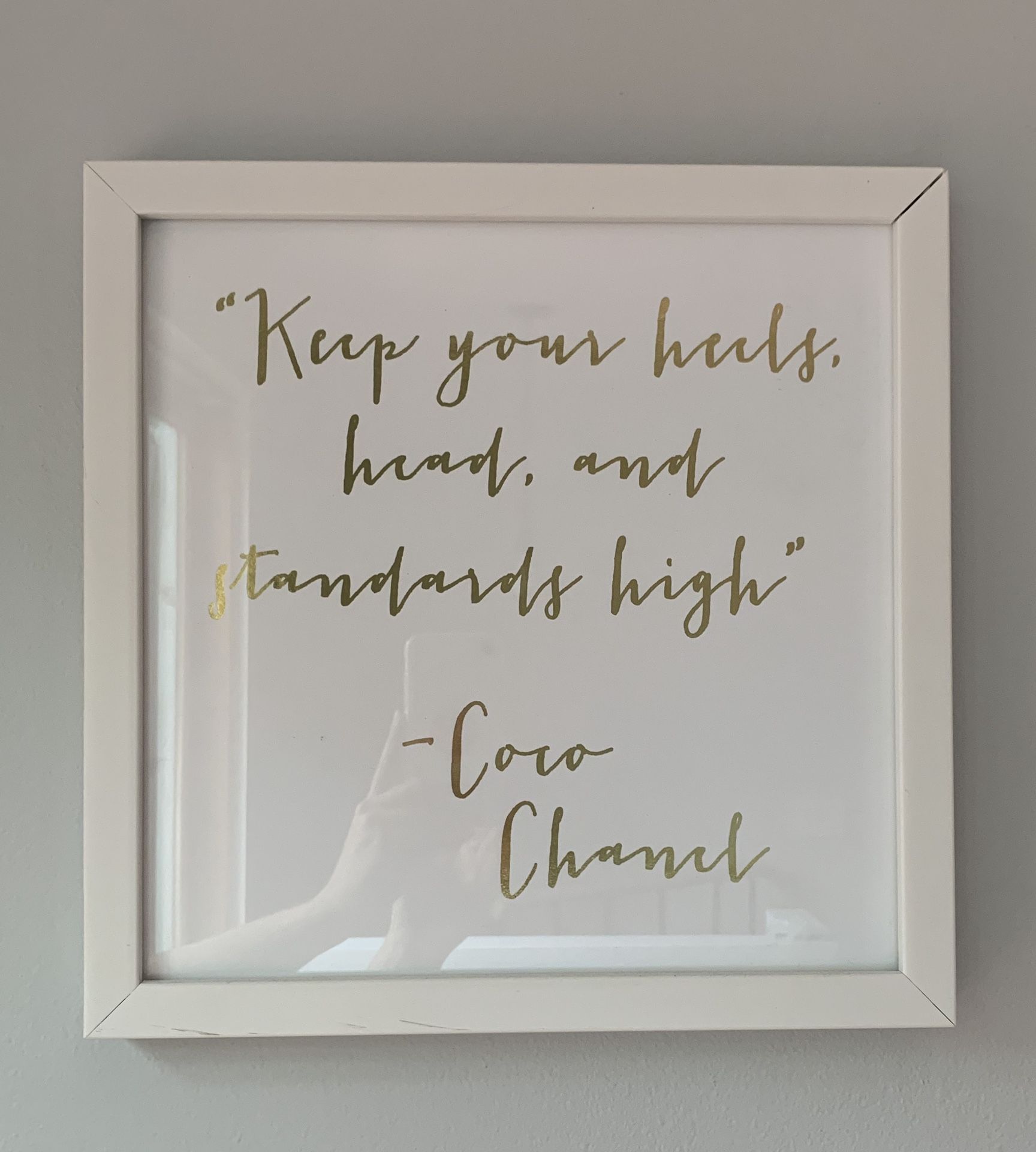 Wall Art - Framed Quote