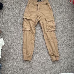 Tan Jogger cargo Pants From Charlotte Russe