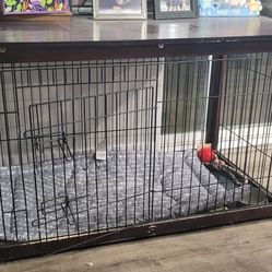 Dog Kennel/crate end table