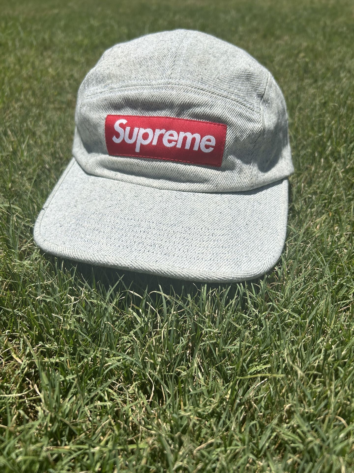 🔥Grey Supreme Camp Hat🔥