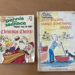 Children’s Book Billy Brown Makes Something Grand - 1961 Plus Dennis The Mennis Christmas Cheer