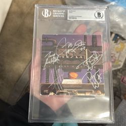 Tesla The Band Autograph Cd Booklet