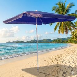 New Beach Umbrella Outdoor Umbrella 6x6 Feet Camping Umbrella 