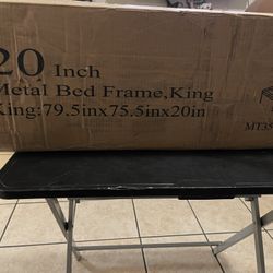 King Size Metal Bed Frame 