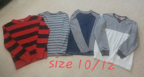 Boys Size 10/12 Tops- Like NEW