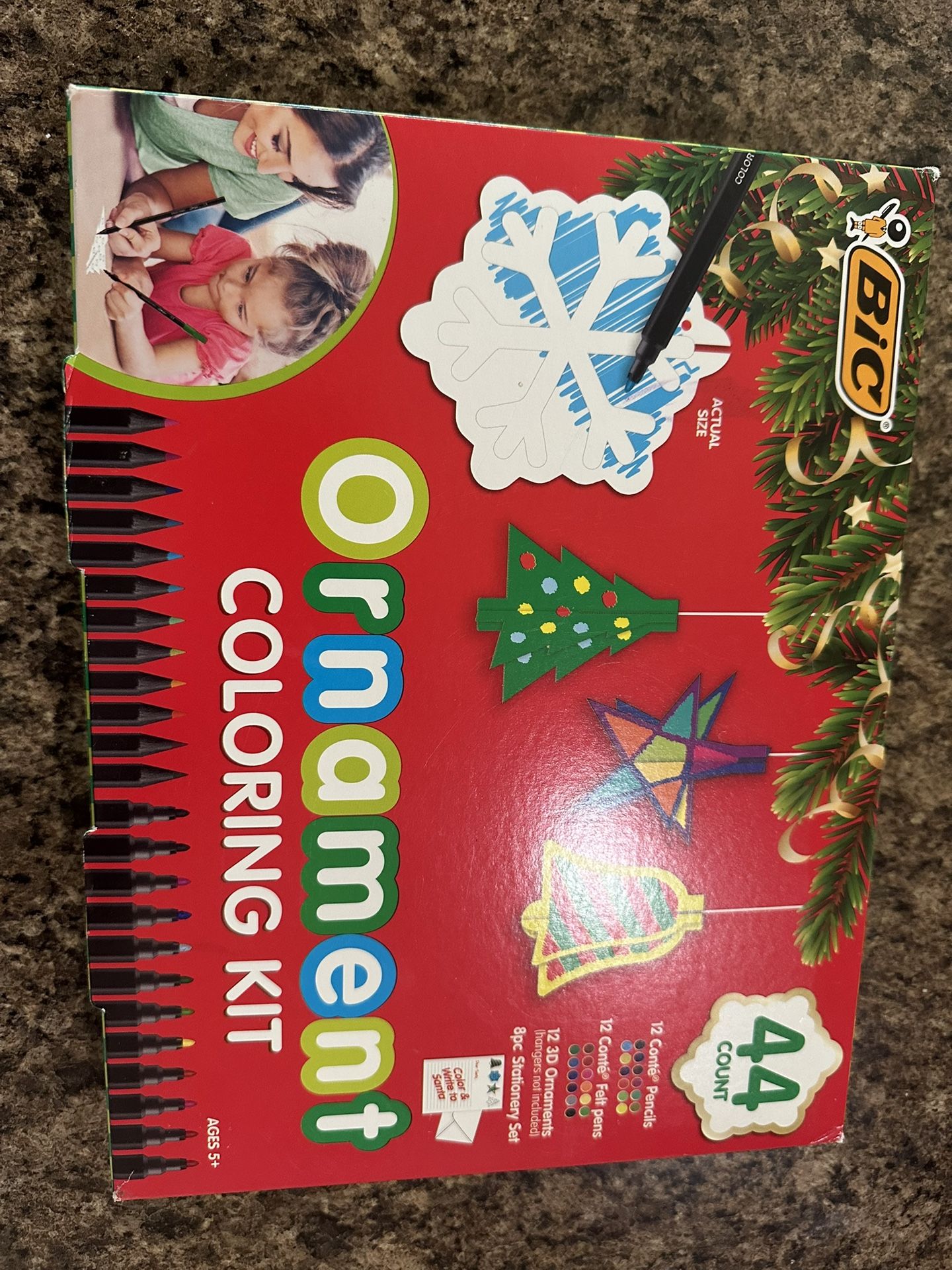Ornament Coloring Kit