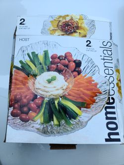 Home Essentials Glass Serving Dishes