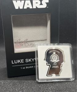 Star Wars Luke Skywalker & 1 oz coppers