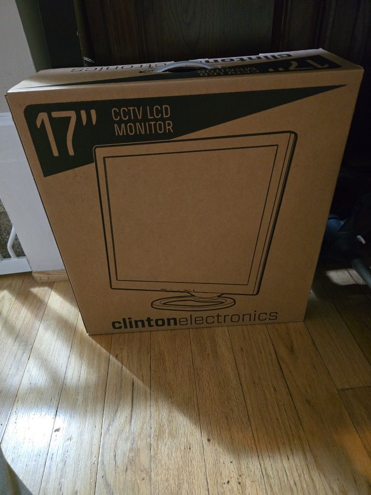17" CCTV LCD Monitor CLINTON ELECTRONICS