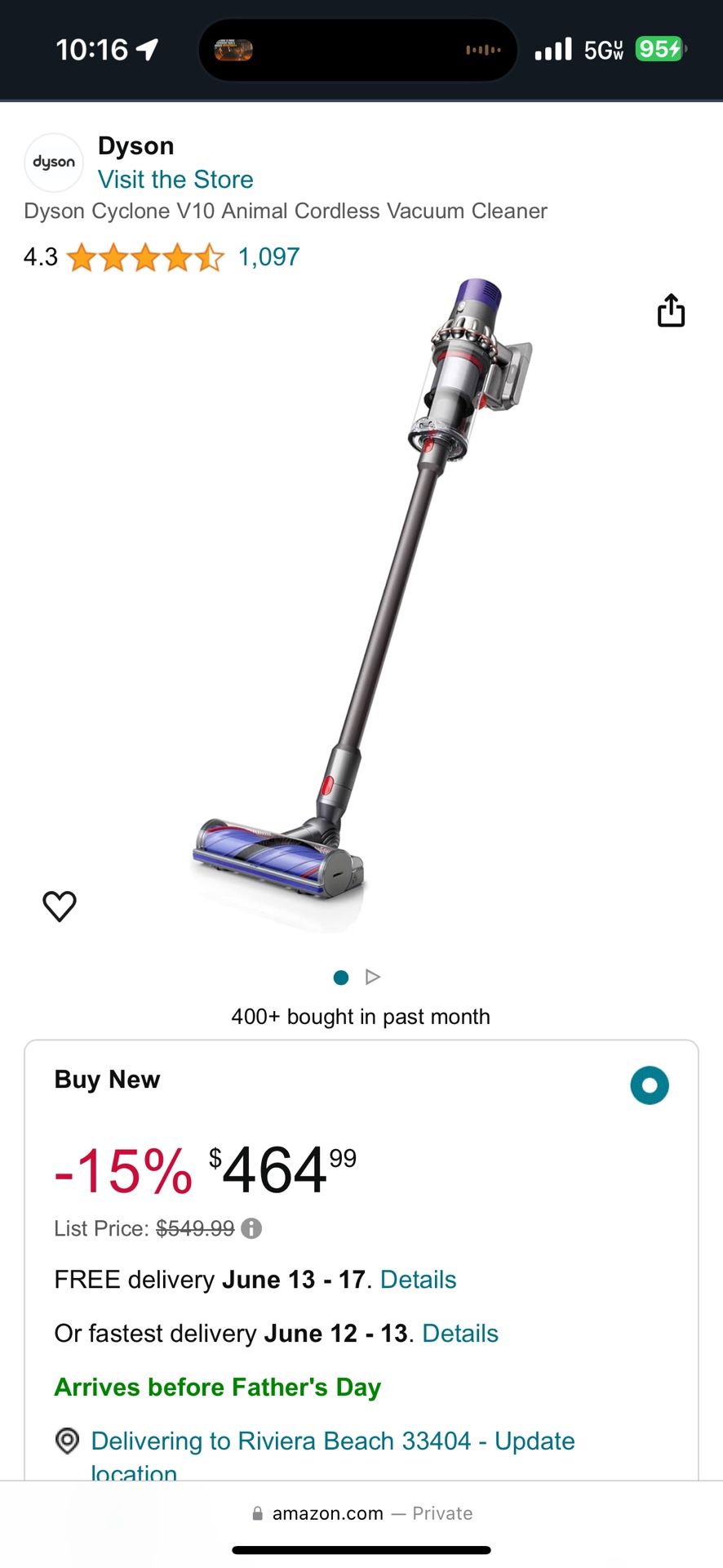 Dyson Cordless Vacuum