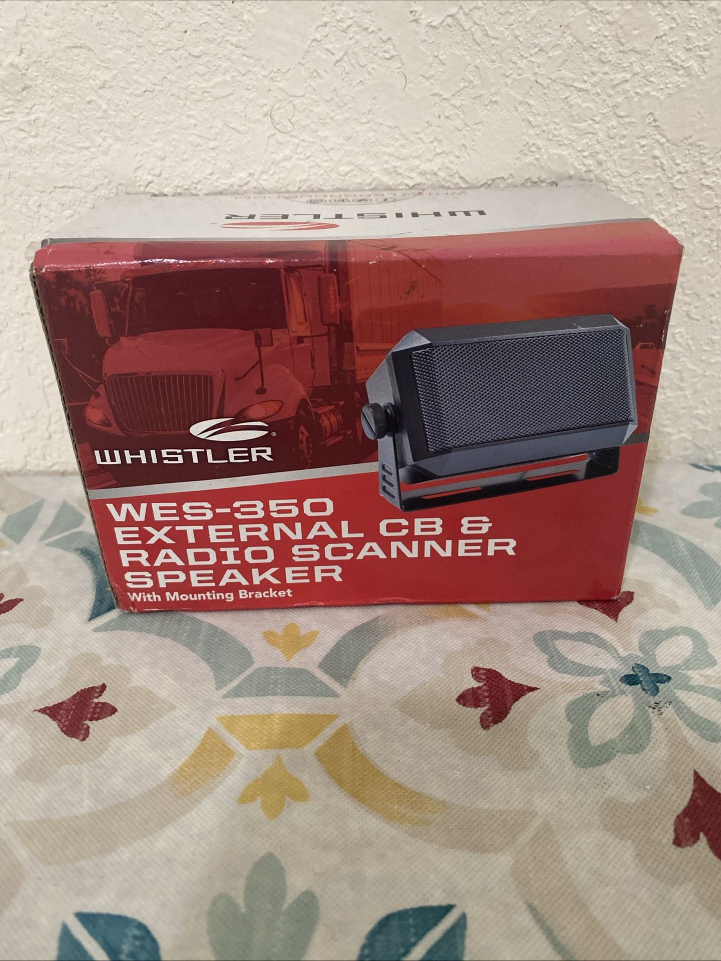 External Speaker Bracket Mounted Radio Scanner Whistler WES-350
