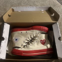 Comme des Garçons Converse Red Soles 