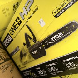 Ryobi 18 volt cordless 10” chainsaw kit 
