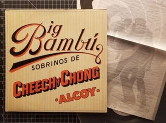 Cheech and Chong - Big Bambu - 1972 LP With ROLLING PAPER Record Album Vinyl