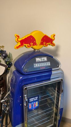 EXTREMELY Rare Full Size Red Bull Formula 51 Fridge