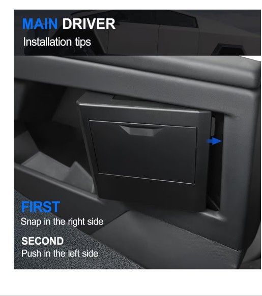 Tesla Cyber Truck Passenger And Driver Side Strorage