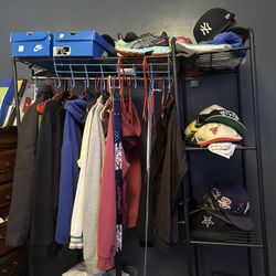 Rack For Sale & Clothes Available 