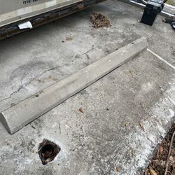 Concrete parking stopper