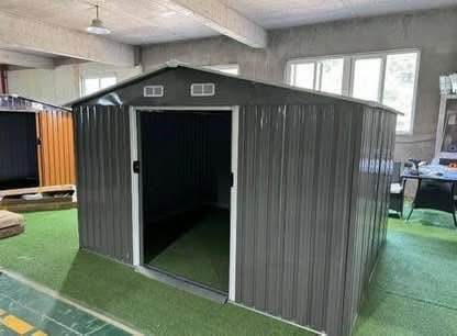 New in Box Galvanized Steel Metal Storage 8’ L x 10’ W x 6.’ H Metal Shed Assembly Required