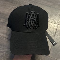 Amiri Color Black Cap Logo For Men